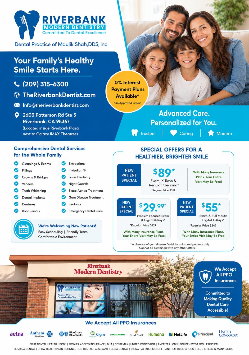 Special Discount Offer Affordable Dental Care in Riverbank